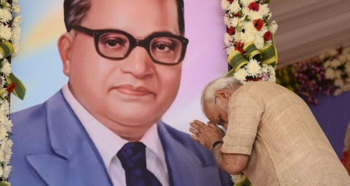Modi's lies today | Is Modi doing electoral business in the name of Ambedkar?
