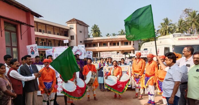 ಉಡುಪಿ | ವಿಶ್ವ ಏಡ್ಸ್ ದಿನಾಚರಣೆ, ಜನಜಾಗೃತಿ ಜಾಥ