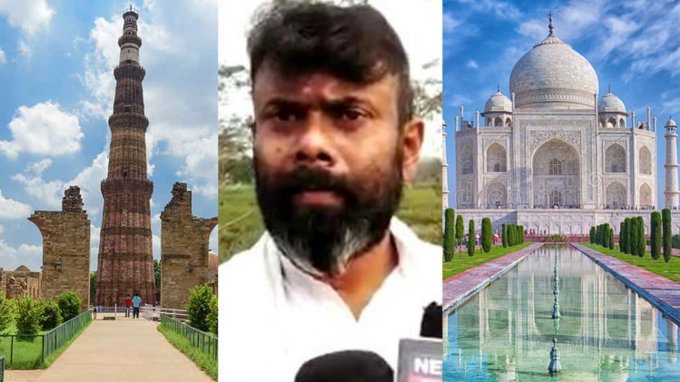 Taj Mahal and Qutub Minar.