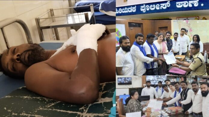 ಉಡುಪಿ | ತನ್ನದಲ್ಲದ ತಪ್ಪಿಗೆ ಹಲ್ಲೆಗೊಳಗಾದ ದಲಿತ ಯುವಕ, &zwnj;ನ್ಯಾಯದ ಮೊರೆ ಹೋದ ಕುಟುಂಬ