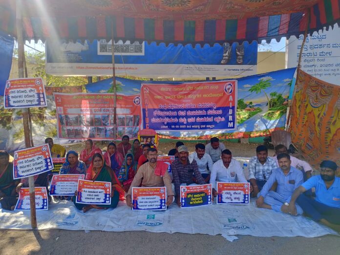 ಜೇವರ್ಗಿ ಪೌರಕಾರ್ಮಿಕರ ಪ್ರತಿಭಟನೆ