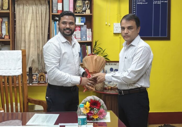 ಉಡುಪಿ | ನಗರಸಭೆಯ ನೂತನ ಪೌರಾಯುಕ್ತರಾಗಿ ಮಹಾಂತೇಶ ಹಂಗರಗಿ ನೇಮಕ
