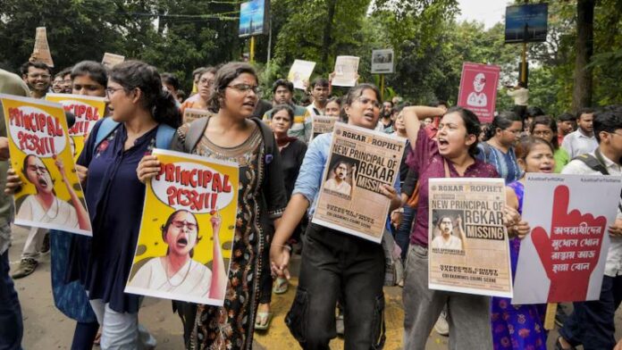 ಕೋಲ್ಕತ್ತಾ ಪ್ರತಿಭಟನೆ