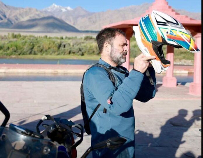 ರಾಹುಲ್ ಗಾಂಧಿ ಬೈಕ್&zwnj; ರೈಡ್