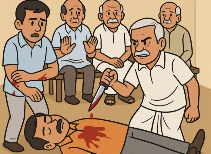 ಬೆಳಗಾವಿ : ಸಂಧಾನ ಸಭೆಯಲ್ಲಿ ವ್ಯಕ್ತಿ ಹತ್ಯೆ