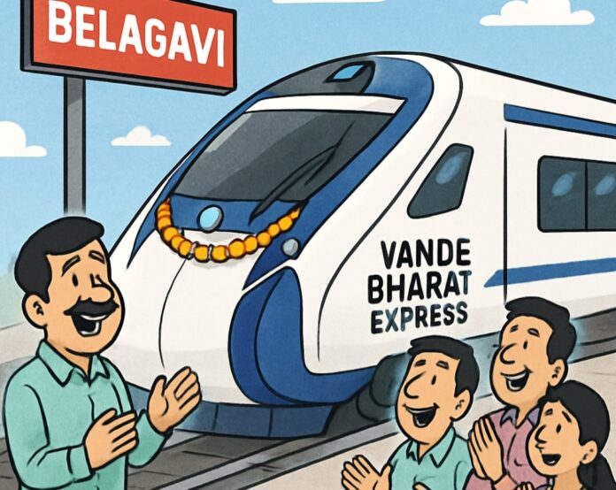 ಬೆಳಗಾವಿ : ಆಗಸ್ಟ್ 10ರಿಂದ ಬೆಳಗಾವಿ ಬೆಂಗಳೂರು ವಂದೇ ಭಾರತ ರೈಲು ಸೇವೆ&nbsp; ಆರಂಭ : ವೇಳಾ ಪಟ್ಟಿ ಇಲ್ಲಿದೆ