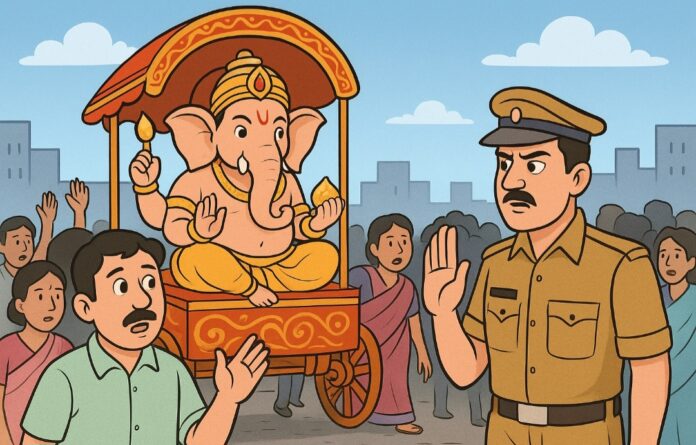 ಬೆಳಗಾವಿ : ಗಣೇಶೋತ್ಸವ ಮೆರವಣಿಗೆ ಮಾರ್ಗ ಬದಲಾವಣೆಗೆ ಶಾಸಕ ಅಭಯ ಪಾಟೀಲ್ ವಿರೋಧ