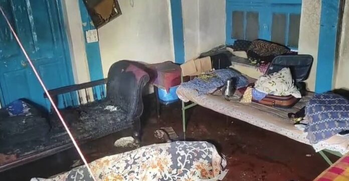 ಬೆಳಗಾವಿ : ವೃದ್ಧೆ ಸಜೀವ ದಹನ ಪೋಲಿಸರಿಂದ ಪರಿಶೀಲನೆ