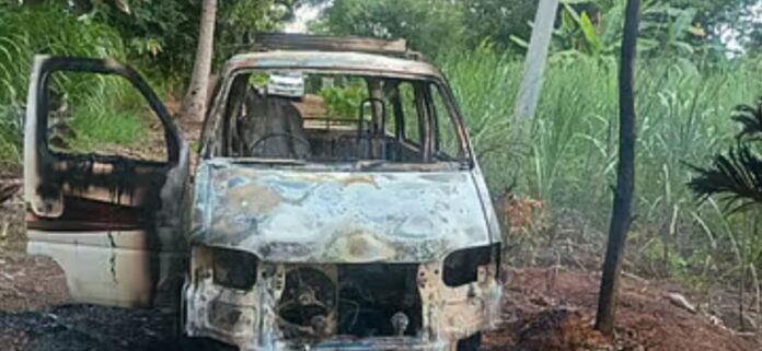 ಬೆಳಗಾವಿ : ಪತಿ ಕಾರಿಗೆ ಬೆಂಕಿ ಹಚ್ಚಿದ ಪತ್ನಿ ?