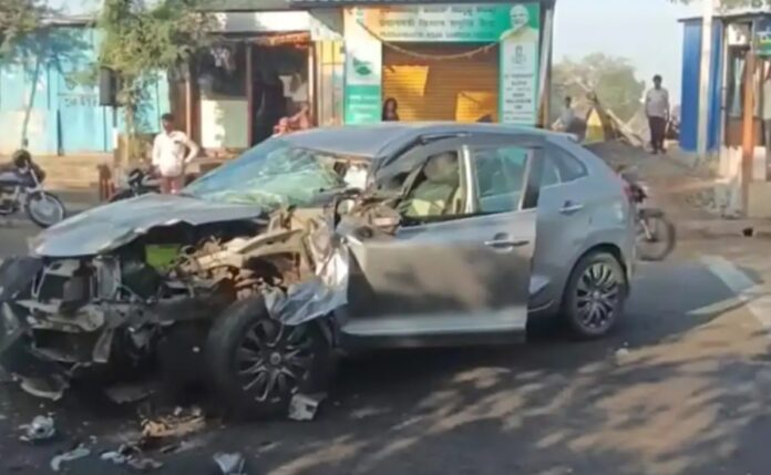 ಬೆಳಗಾವಿ : ಕಬ್ಬು ಟ್ರ್ಯಾಕ್ಟರ್&zwnj;ಗೆ ಕಾರು ಡಿಕ್ಕಿ ಭೀಕರ ರಸ್ತೆ ಅಪಘಾತ