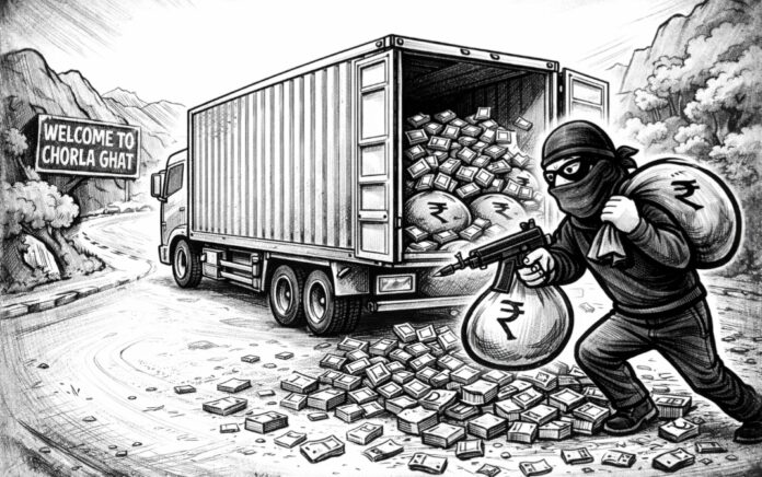 ದರೋಡೆ ಆಗಿದ್ದು 400 ಕೋಟಿ ಅಲ್ಲ 1000 ಕೋಟಿ ? ವರ್ಷಗಳ ಬಳಿಕ ಬೆಳಕಿಗೆ ಬಂದ ಚೋರ್ಲಾ ಘಾಟ್ ಮಹಾಕಳ್ಳತನ!