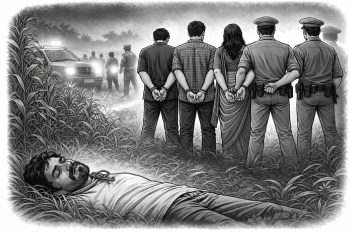 ಬೆಳಗಾವಿ | ಆಸ್ತಿಯ ಆಸೆಗೆ ಪತಿಯ ಕೊಲೆ: ಪತ್ನಿ ಮತ್ತು ಮಗ ಸೇರಿ ಸಂಚು