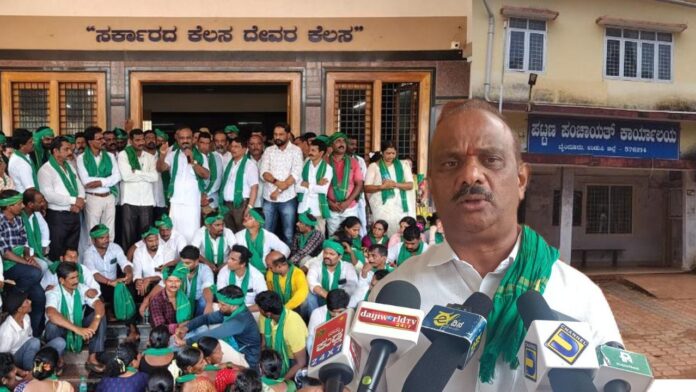 ಉಡುಪಿ | ಬೈಂದೂರು ಪಟ್ಟಣ ಪಂಚಾಯತ್&zwnj; ವ್ಯಾಪ್ತಿಯಿಂದ ಹಳ್ಳಿಗಳನ್ನು ಕೈಬಿಡಿ ! ಬೀದಿಗಿಳಿದ ಅನ್ನದಾತರು