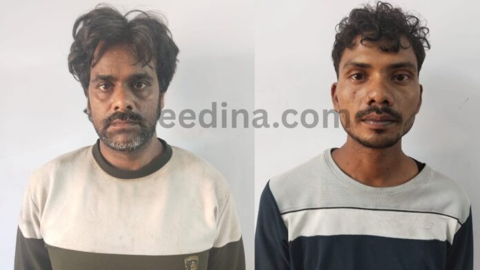 ಉಡುಪಿ | ಮಲ್ಪೆ ಕೊಚ್ಚಿನ್&zwnj; ಶಿಪ್&zwnj;ಯಾರ್ಡ್&zwnj;ನಲ್ಲಿ ನೌಕಾ ಸೇನೆಗೆ ಸಂಬಂಧಿಸಿದ ಗೌಪ್ಯ ಮಾಹಿತಿಯ ಸೋರಿಕೆ : ಇಬ್ಬರು ಬಂಧನ