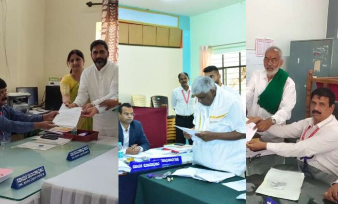 ನಾಮಪತ್ರ ಸಲ್ಲಿಸಿದ ರೇವಣ್ಣ