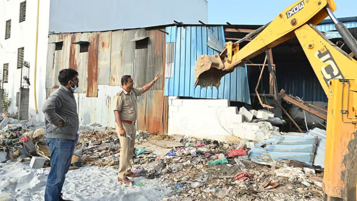 ಬೆಂಗಳೂರು, ಥಣಿಸಂದ್ರ, ಬುಲ್ಡೋಜರ್, ಬಿಡಿಎ, Bangalore, Thanisandra, Bulldozer, BDA,
